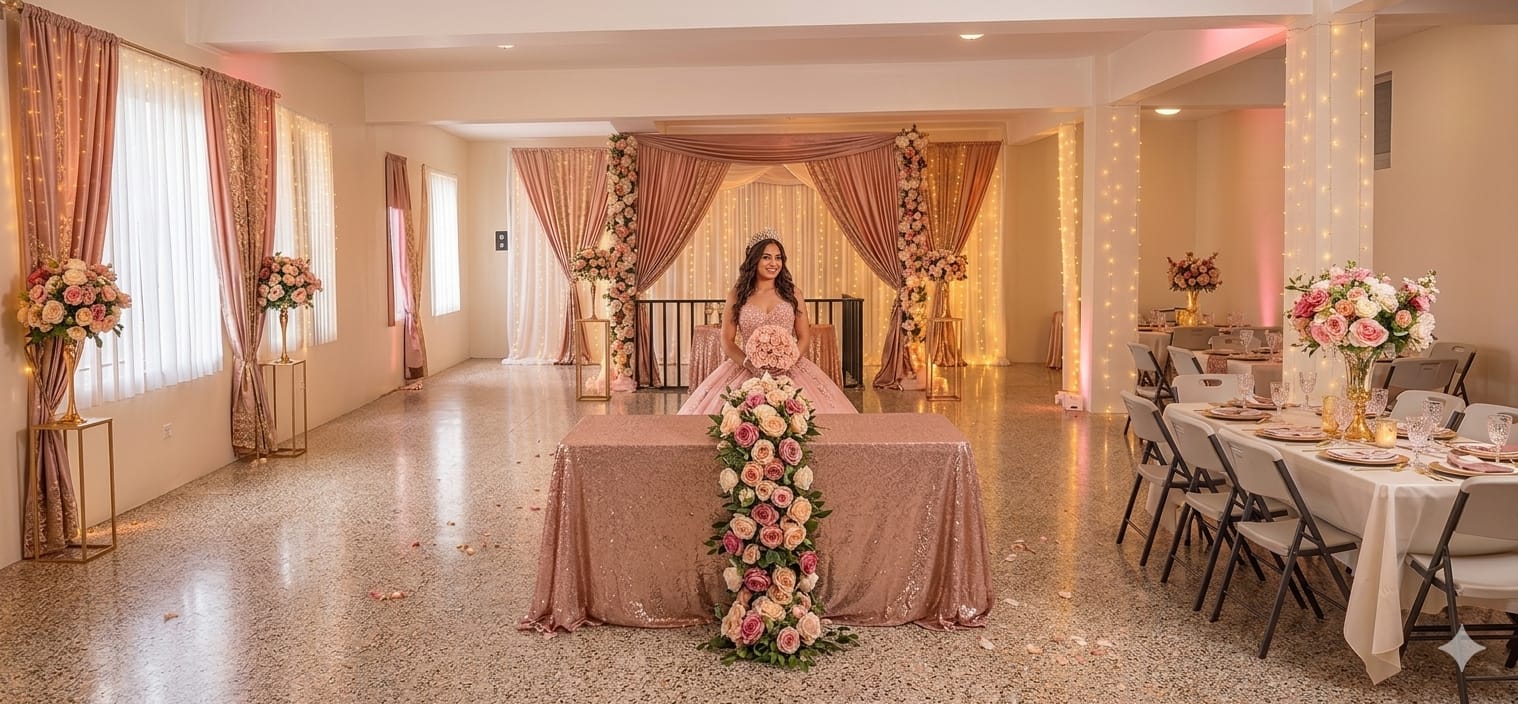 Montaje para cumpleaños y eventos privados en La Modelo